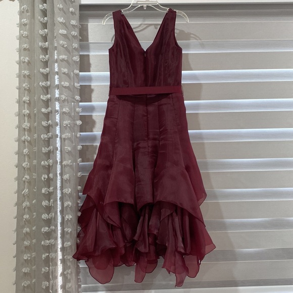 Red Wine Formal Dress - Picture 2 of 2